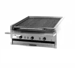 Magikitch'n Magikitch'n APM-SMB-672 72.00" Gas Countertop Standard Duty Lava Rocks Charbroiler with Manual Control - 240,000 BTU