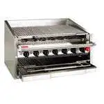 Magikitch'n Magikitch'n CM-RMB-636 36.00" Gas Countertop Standard Duty Lava Rocks Charbroiler with Manual Control - 105,000 BTU