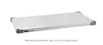 Metro Metro 2448FG Super Erecta® NSF 800 lb. Capacity 18 Gauge Galvanized Steel Solid Shelf - 48"W x 24"D