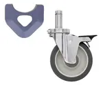 Metro 5MPBXGSA Stainless Steel Cart-Washable Stem Caster