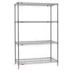 Metro Metro SE-186074K4-S-4 Super ErectaВ® 4 Shelf Metroseal Gray Epoxy Starter Wire Shelving Unit