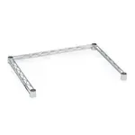 Metro SF56N3S Super Erecta® Stainless Steel 60.00"W x 24.00"D Channel 3-Sided Shelving Frame