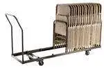 National Public Seating DY-35 Folding Chair Dolly - Vertical storage - 35 Chair Capacity