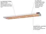 NEMCO Nemco Food Equipment 6155-60-DL-208 Bar Heater