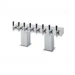 Perlick Perlick Corporation 4006-12BTF2 Bridge Tee Draft Beer Tower, Countertop, Glycol-Cooled - 33-1/8"W x 15-9/16"H