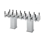 Perlick Perlick Corporation 4006-24BPC2 Bridge Tee Draft Beer Tower, Countertop, Glycol-Cooled - 71-11/16"W x 15-9/16"H