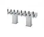 Perlick Perlick Corporation 4006-24BTF4 Bridge Tee Draft Beer Tower, Countertop, Glycol-Cooled - 71-11/16"W x 16-11/16"H