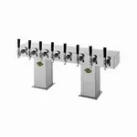 Perlick Perlick Corporation 4006-30BPC2 Bridge Tee Draft Beer Tower, Countertop, Glycol-Cooled - 89-9/16"W x 15-9/16"H