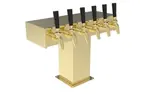 Perlick Perlick Corporation 4006-6BTF Tee Draft Beer Tower, Countertop, Glycol-Cooled - 17-3/8"W x 12-15/16"H