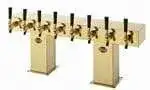 Perlick Perlick Corporation 4006-8BTF4 Bridge Tee Draft Beer Tower, Countertop, Glycol-Cooled - 33-1/8"W x 16-11/16"H