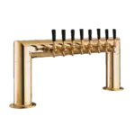 Perlick Perlick Corporation 4008-8BTF Pass-Thru Pipe Draft Beer Tower, Countertop, Glycol-Cooled - 38"W x 14"H
