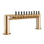 Perlick Perlick Corporation 4009-10BTF Pass-Thru Pipe Draft Beer Tower, Countertop, Glycol-Cooled - 46"W x 14"H