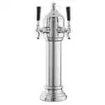 Perlick Perlick Corporation 4053PC2B Napoli Draft Beer Tower, Countertop, Glycol-Cooled - 5-1/2" Diameter X 19-3/4"H
