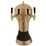 Perlick Perlick Corporation 4056BK5B Roma Draft Beer Tower, Countertop, Glycol-Cooled - 8-1/8" Diameter x 20-1/2"H