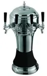 Perlick Perlick Corporation 4056BK5BPC Roma Draft Beer Tower, Countertop, Glycol-Cooled - 8-1/8" Diameter x 20-1/2"H