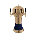 Perlick Perlick Corporation 4056BL4B Roma Draft Beer Tower, Countertop, Glycol-Cooled - 8-1/8" Diameter x 20-1/2"H