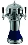 Perlick Perlick Corporation 4056BL5BPC Roma Draft Beer Tower, Countertop, Glycol-Cooled - 8-1/8" Diameter x 20-1/2"H