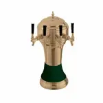 Perlick Perlick Corporation 4056GR3B Roma Draft Beer Tower, Countertop, Glycol-Cooled - 8-1/8" Diameter x 20-1/2"H