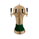 Perlick Perlick Corporation 4056GR4B Roma Draft Beer Tower, Countertop, Glycol-Cooled - 8-1/8" 8-1/8" Diameter x 20-1/2"H x 20-1/2"H