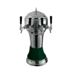 Perlick Perlick Corporation 4056GR4BPC Roma Draft Beer Tower, Countertop, Glycol-Cooled - 8-1/8" Diameter x 20-1/2"H