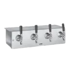 Perlick Perlick Corporation 4060A3B Space Saver Underbar Draft Beer Dispenser, Underbar, Glycol-Cooled - 21-1/8"W x 5-3/4"H Face
