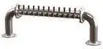 Perlick Perlick Corporation 4064-8L Pass-Thru Brew Pipe Draft Beer Tower, Countertop, Glycol-Cooled - 43-5/8"W x 20"H O.A.