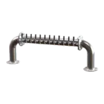 Perlick Perlick Corporation 4065-16 Pass-Thru Brew Pipe Draft Beer Tower, Countertop, Glycol-Cooled - 67-7/16"W X 20"H O.A.