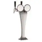 Perlick Perlick Corporation 4085-1B Cobra Draft Beer Tower, Countertop, Glycol-Cooled - 4-3/4"W x 16-1/2"H