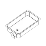 Perlick Corporation 7055A46 Wet Waste Box