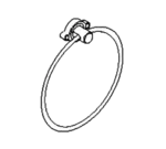 Perlick Corporation 736BIN Towel Ring