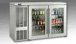Perlick Perlick Corporation BBSN52 Silver 2 Solid Door Refrigerated Back Bar Storage Cabinet, 120 Volts