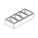 Perlick Corporation CC4 Condiment Tray