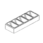 Perlick Corporation CC5 Condiment Tray