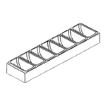 Perlick Corporation CC7 Condiment Tray