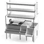 Perlick Perlick Corporation PTS54R-1-LF Pass-Thru Cocktail Station