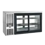 Perlick Perlick Corporation SDPS60 Pass-Thru Sliding Door Refrigerated Back Bar Cabinet