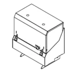 Perlick Corporation SRLC-D20R Locking Speed Rail Cover