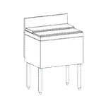 Perlick Perlick Corporation TS18IC TS Series Ice Chest, Stainless Steel with 35 lbs. Ice Capacity - 18"W x 18.56"D