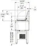 Perlick Corporation TS24DC-A TS Series Underbar Ice Cream Center