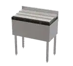Perlick Perlick Corporation TSC36IC Tobin Ellis Signature Ice Chest, Stainless and Galvanized Steel with 78 lbs. Ice Capacity - 36"W x 17"D