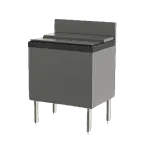 Perlick Perlick Corporation TSD30IC-EC TSD Series Extra Capacity Ice Chest, Stainless and Galvanized Steel with 95 lbs. Ice Capacity - 30"W x 24"D
