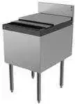 Perlick Perlick Corporation TSF18IC TSF Series Ice Chest, Stainless and Galvanized Steel with 45 lbs. Ice Capacity - 18"W x 24"D