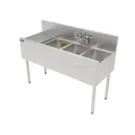 Perlick Perlick
TS48M3-DBL
Underbar Sink Unit,
Compartment,
,
with and /
- 480"W x 18.56"D