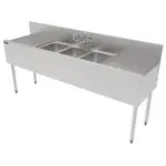 Perlick Perlick
TS72M3-DB
Underbar Sink Unit,
Compartment,
,
with and /
- 720"W x 18.56"D