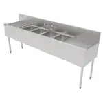 Perlick Perlick
TS84M4-DB
Underbar Sink Unit,
Compartment,
,
with and /
- 840"W x 18.56"D
