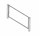 Piper Products/Servolift Eastern SCPGC-46 Classic Single Protector Guard (Cafeteria Style) for Elite System