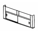 Piper Products/Servolift Eastern SD-74 Sliding doors for 5-opening Elite system