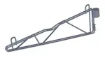 Quantum Food Service CB24GY Cantilever Single Shelf Post