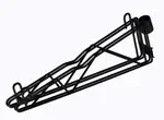 Quantum Food Service DCB18BK Cantilever Multiple Shelf Post Wall Mount
