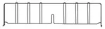 Quantum Food Service DIV30BK Wire Divider